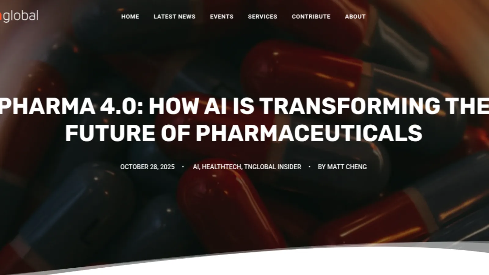 Pharma 4.0: How AI Is Transforming the Future of Pharmaceuticals